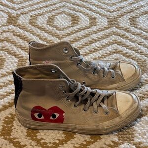 Converse x Comme des Garçons high top Chuck Taylor
